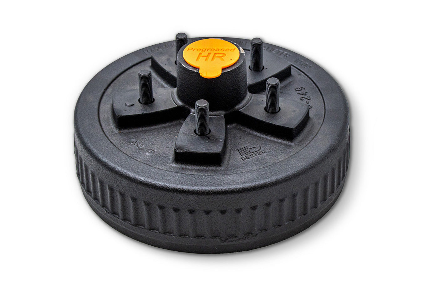 HR84556-PPT | Highway Ready Prepacked, Boxed Drum, 3.5K, 550, Includes Pregreased, Timken, Bearings, Races, Seal, EZ Lube Dust Cap, Tang Washer, Cotter Pin Lug Nuts