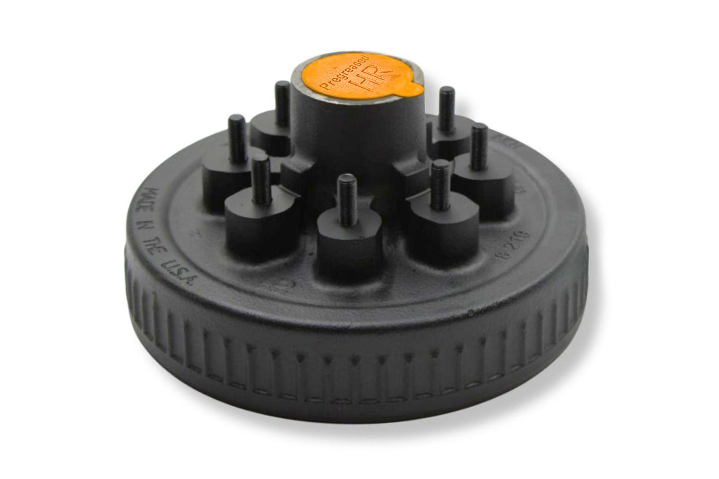HR42866-PPT | Highway Ready Prepacked, Boxed Drum, 7K, 865, 1/2 " Stud, Includes Pregreased, Timken, Bearings, Races, Seal, EZ Lube Dust Cap, Tang Washer, Cotter Pin Lug Nuts