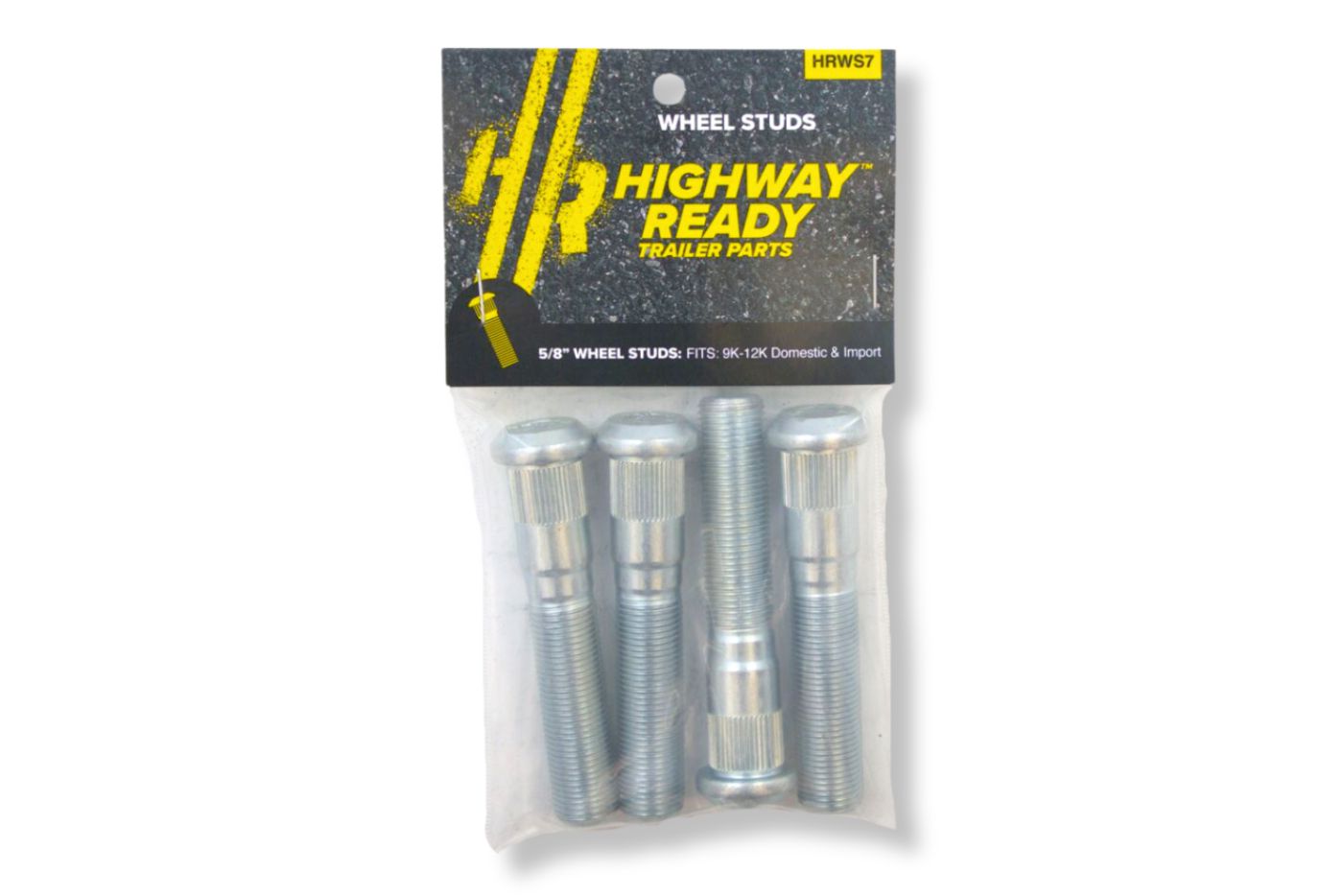HRWS7 | Highway Ready Wheel Stud, 5/8", Includes (4) 007-115-00, Used for 9K - 12K Domestic and Import