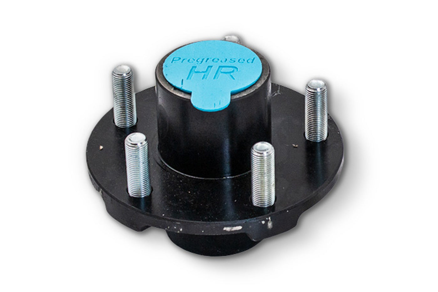 HRBT9-545SF-PPM | Highway Ready Prepacked Boxed Hub, Marine Grease, 2K, 545, Import, Small Flange, Includes Pregreased Bearings, Races, Seal, Solid Dust Cap, Tang Washer, Cotter Pin  Lug Nuts