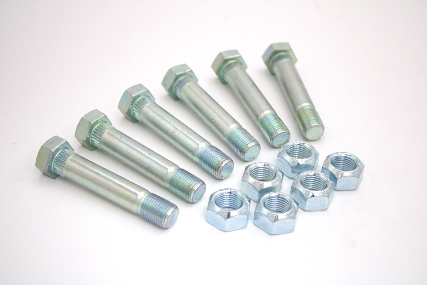 HRSB3 | Highway Ready Zinc Shackle Bolt Kit Includes (6) 166081-Z, Single Axle (Requires 1 Kit) Triple Axle (Requires 4 Kits), Double Eye