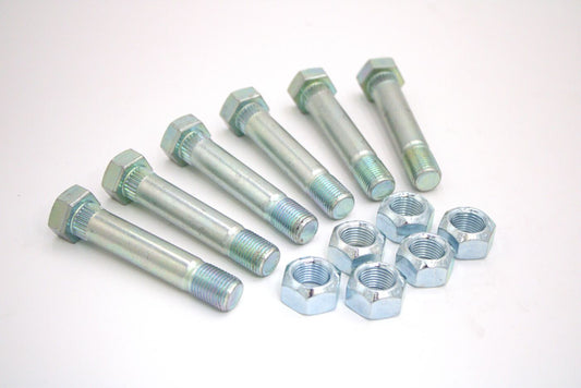 HRSB3 | Highway Ready Zinc Shackle Bolt Kit Includes (6) 166081-Z, Single Axle (Requires 1 Kit) Triple Axle (Requires 4 Kits), Double Eye