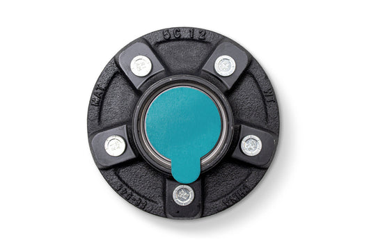 HR84545-PPM | Highway Ready Prepacked, Boxed Hub, Marine Grease, 3.5K, 545, Import, Includes Pregreased Bearings, Races, Seal, EZ Lube Dust Cap, Tang Washer, Cotter Pin  Lug Nuts