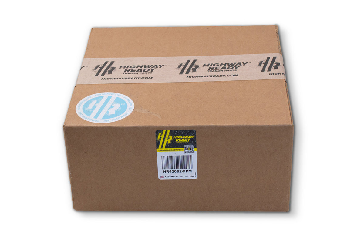 HR42082-PPM | Highway Ready Prepacked, Boxed Rotor, 17MM, 4.2K, Ranger Spindle, 5 Lug, 545, 1/2 Stud, Includes Lug Nuts, Bearings, Seal, Dust Cap, Cotter Pin, Nitril Gloves