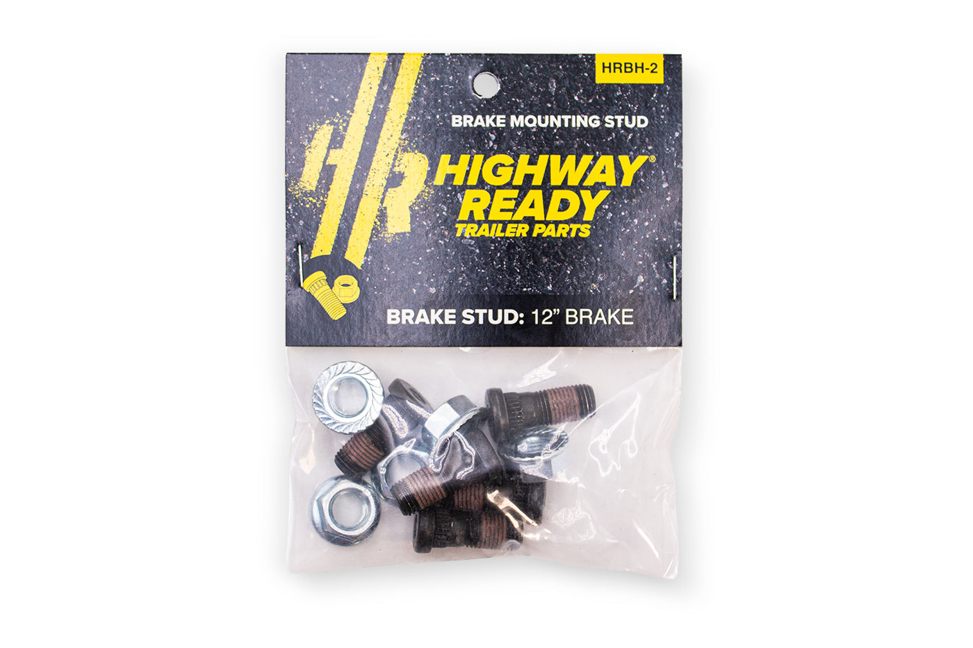 HRBH-2 | Highway Ready Brake Mounting Bolt Kit, (5) 007-112-00, (5) 3/8-24SFN, 5.2K-7K Backing Plate, 5 Bolt Flange