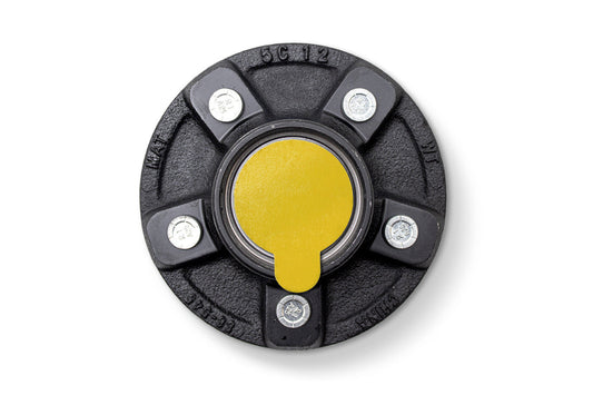 HR84545-PP | Highway Ready Prepacked, Boxed Hub, 3.5K, 545, Import, Includes Pregreased Bearings, Races, Seal, EZ Lube Dust Cap, Tang Washer, Cotter Pin  Lug Nuts