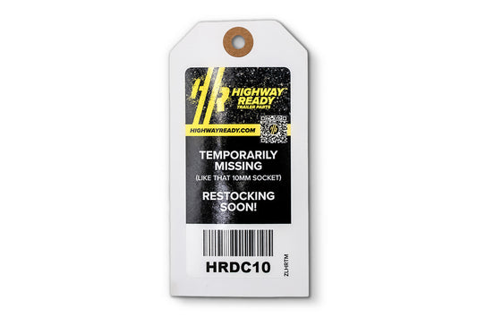 HRDC10-OST | Highway Ready, HRDC10, Out of Stock Tag