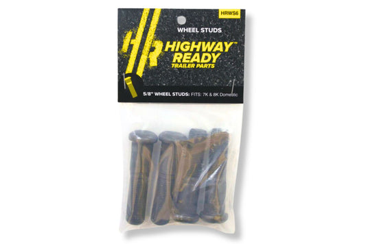 HRWS6 | Highway Ready Wheel Stud, 5/8", Includes (4) 7-232, Used for 7K and 8K Domestic