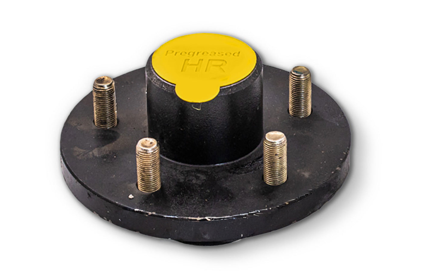 HRBT9-545LF-PPM | Highway Ready Prepacked Boxed Hub, Marine Grease, 2K, 545, Import, Large Flange, Includes Pregreased Bearings, Races, Seal, Solid Dust Cap, Tang Washer, Cotter Pin  Lug Nuts