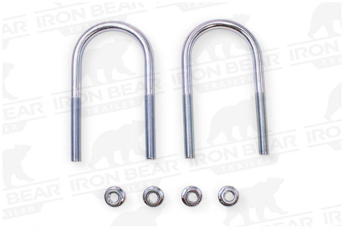 HRUB5 | Highway Ready U-Bolt Kit, (2) 1/2 X 3 x 6.5" U-Bolt, (4) 1/2-20SFN