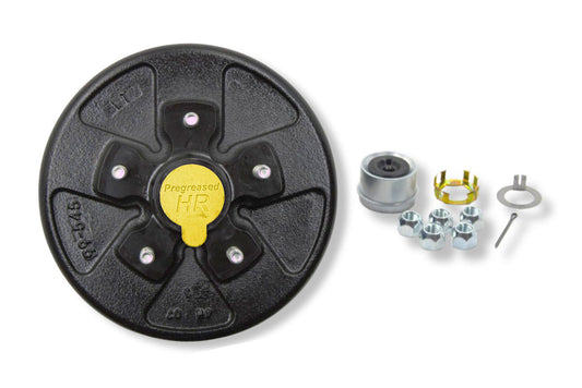 HR84556-PP | Highway Ready Prepacked, Boxed Drum, 3.5K, 550, Import, Includes Pregreased Bearings, Races, Seal, EZ Lube Dust Cap, Tang Washer, Cotter Pin  Lug Nuts