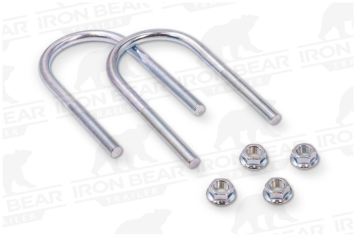 HRUB5 | Highway Ready U-Bolt Kit, (2) 1/2 X 3 x 6.5" U-Bolt, (4) 1/2-20SFN