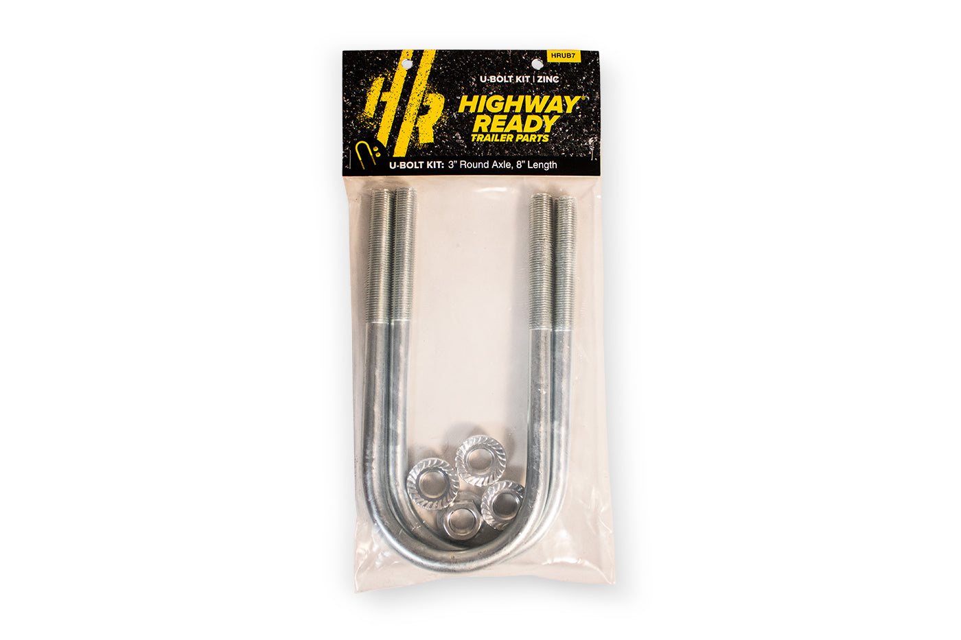 HRUB7 | Highway Ready U-Bolt Kit, (2) UB300XL, (4) 9/16-18SFN