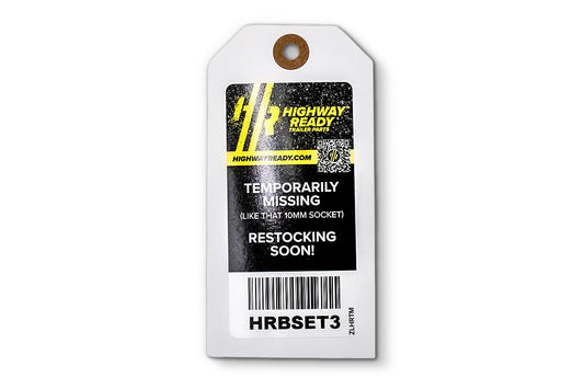 HRBSET3-OST | Highway Ready, HRBSET3, Out of Stock Tag
