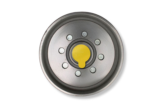 HR42866-9/16HBG-PP | Highway Ready Prepacked, Boxed Drum, 12X2, 8K, Hybrid, 865, 9/16 " Stud, Import, Includes Pregreased Bearings, Races, Seal, Grease Cap, Tang Washer, Cotter Pin  Lug Nuts