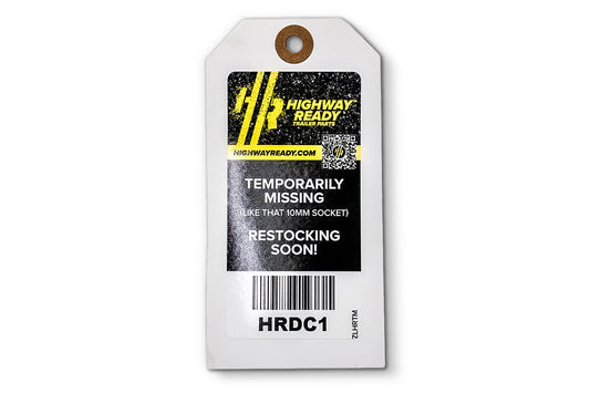 HRDC1-OST | Highway Ready, HRDC1, Out of Stock Tag