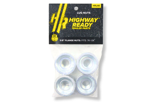 HRLN9 | Highway Ready Lug Nut Kit, 5/8" Flange, Includes (4) 95188, Fits 7K-12K