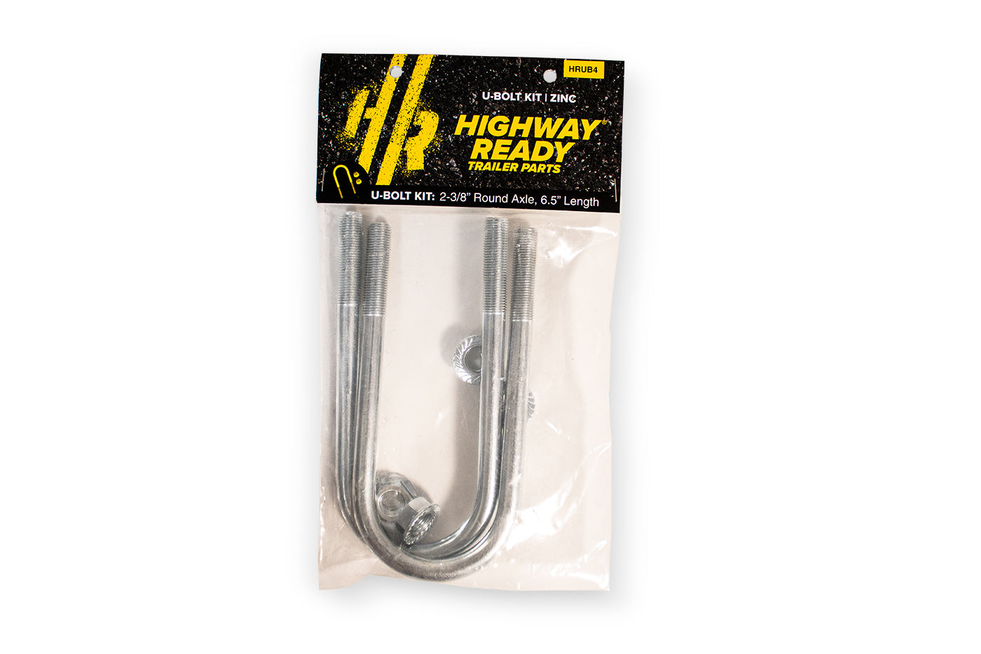 HRUB4 | Highway Ready U-Bolt Kit, (2) UB2.38L, (4) 1/2-20SFN