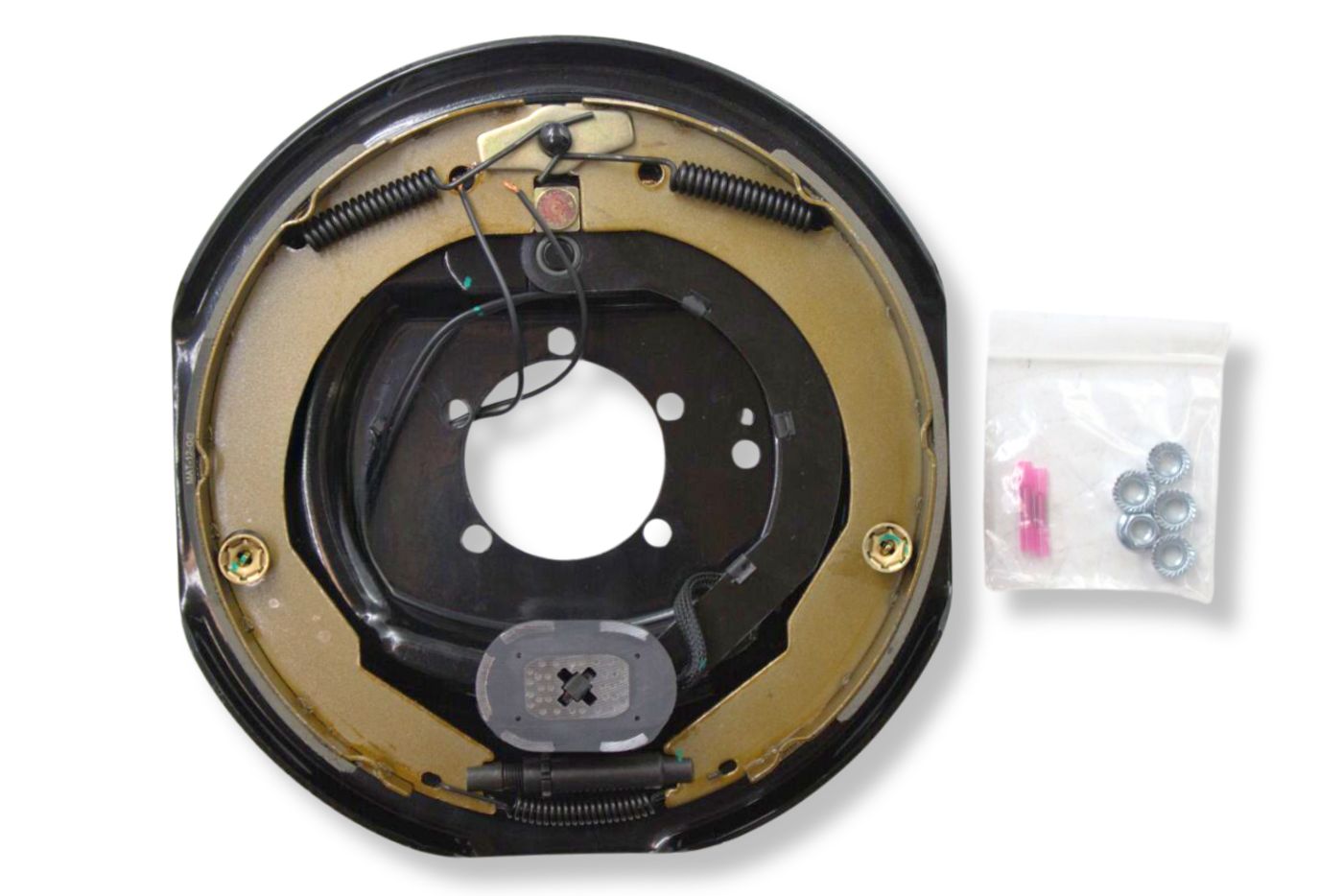 HR23-181-B | Highway Ready Boxed Electric Brake, Passenger Side, RH, 5.2 ,6K ,7K Manual Adjust, Import With Mounting Hardware