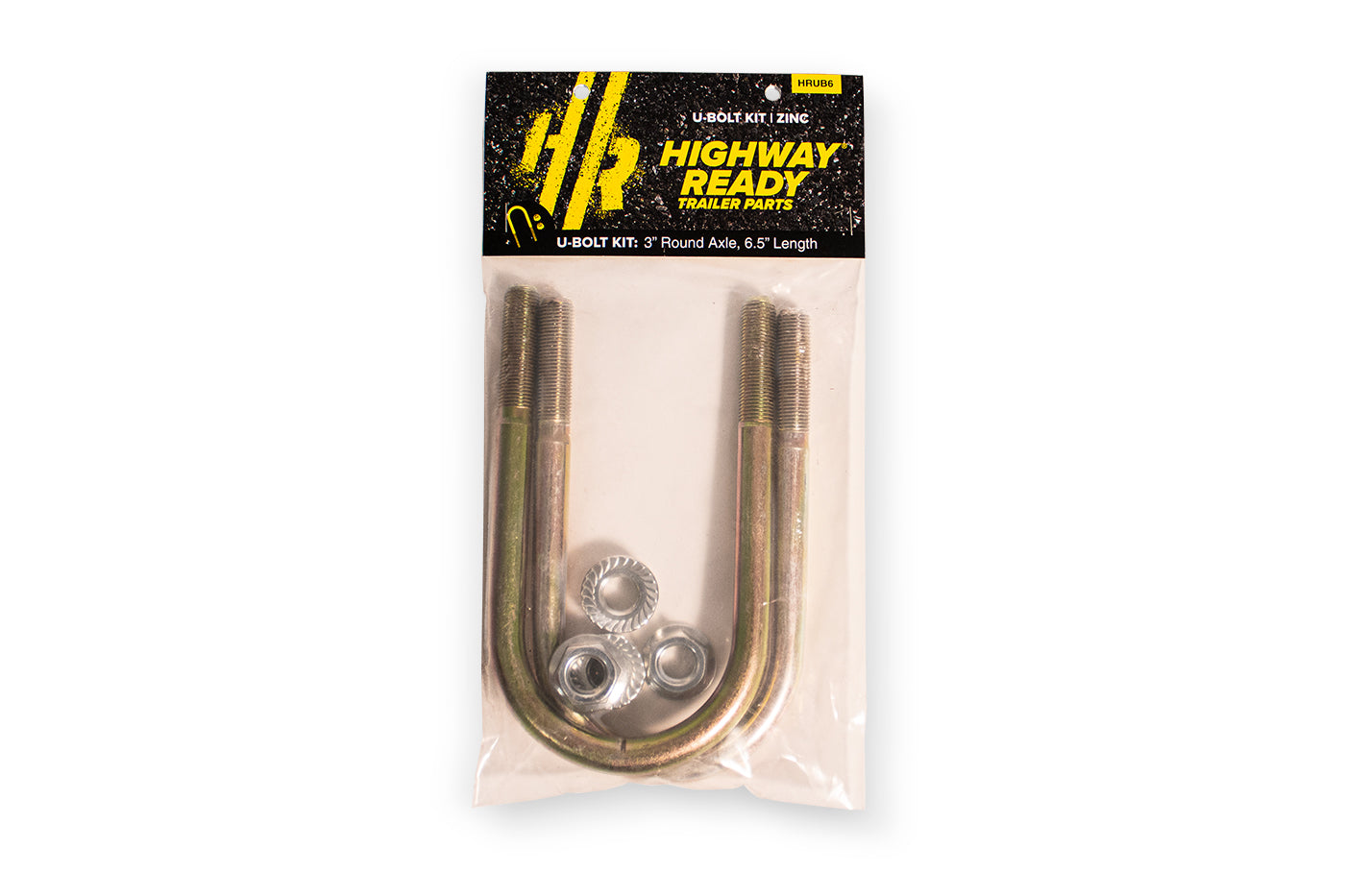 HRUB6 | Highway Ready U-Bolt Kit, (2) 9/16-18 x 6.5" U-Bolt, (4) 9/16-18SFN