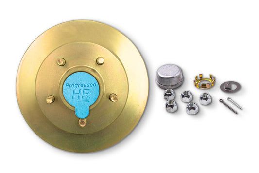 HR42082-PPM | Highway Ready Prepacked, Boxed Rotor, 17MM, 4.2K, Ranger Spindle, 5 Lug, 545, 1/2 Stud, Includes Lug Nuts, Bearings, Seal, Dust Cap, Cotter Pin, Nitril Gloves