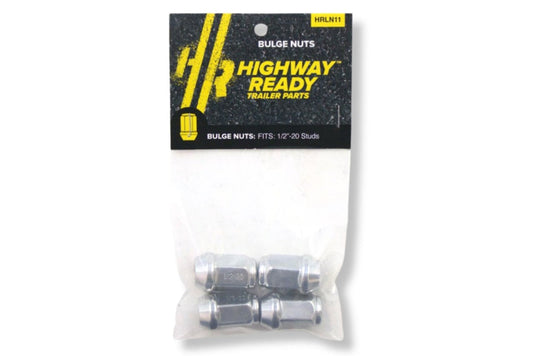 HRLN11 | Highway Ready Lug Nut Kit, 1/2"-20 Bulge Nuts, Includes (4) 12CLN, Fits 1/2"-20 Studs