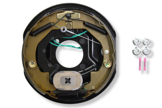 HR23-468-B | Highway Ready Boxed Electric Brake, Driver Side, LH, 3.5K Forward Self Adjust, Import With Mounting Hardware