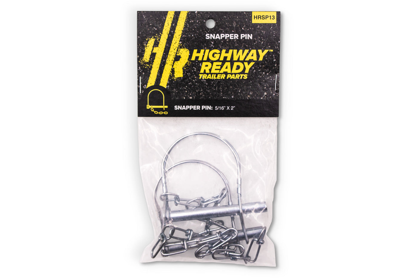 HRSP13 | Highway Ready Snapper Pin, 5/16" X 2", Includes (2) 516-2RC