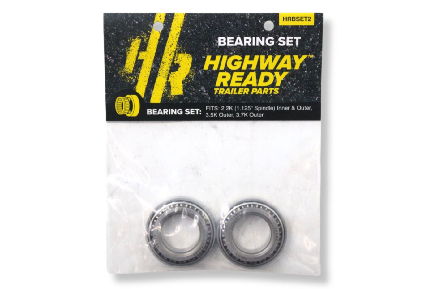 HRBSET2 | Highway Ready L44649/L44610 Inner  Outer Bearing/Race Kit, Includes (2) L44649 (2) L44610 (1) ZLHR6X4 Plastic Bag (1) ZLHRBSET2