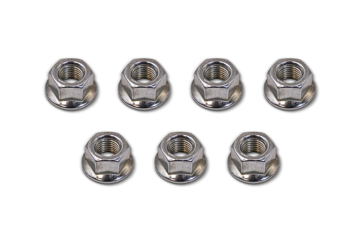 HRBH-4 | Highway Ready Brake Mounting Bolt Kit, (7) 007-116-00, (7) 7/16-20HFNS, 9K-16K Backing Plate, 7 Bolt Flange