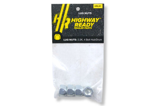 HRLN1 | Highway Ready Lug Nut Kit, Includes (4) 1/2"-20, X1023R, 2.2K Axle