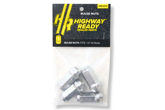 HRLN13 | Highway Ready Lug Nut Kit, 1/2"-20 Bulge Nuts, Includes (4) 12CLN-L, Fits 1/2"-20 Studs