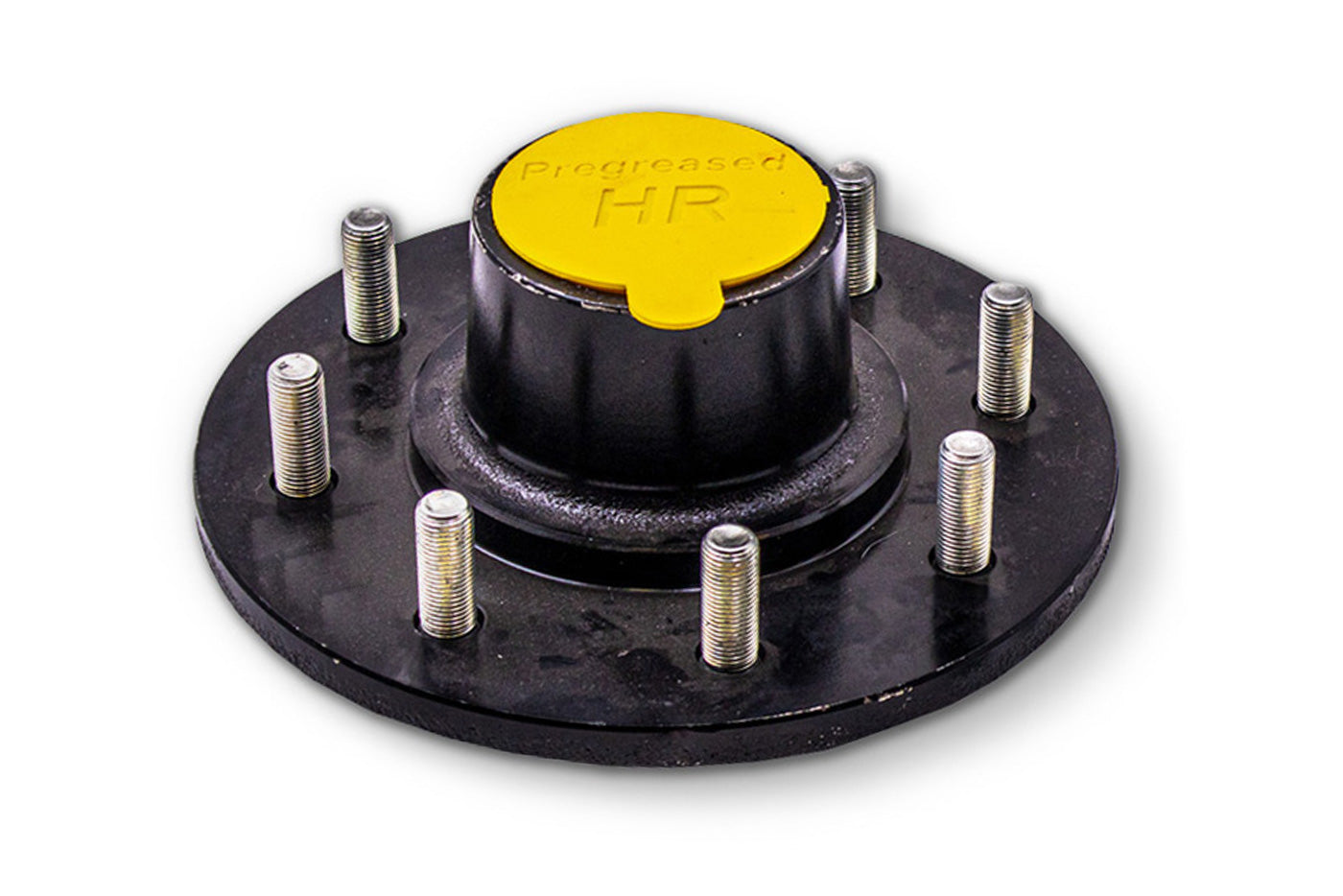 HR42865-PP | Highway Ready Prepacked, Boxed Hub, 7K, 865, 1/2 " Stud, Import, Includes Pregreased Bearings, Races, Seal, EZ Lube Dust Cap, Tang Washer, Cotter Pin  Lug Nuts