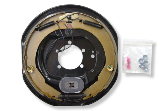 HR23-181-B | Highway Ready Boxed Electric Brake, Passenger Side, RH, 5.2 ,6K ,7K Manual Adjust, Import With Mounting Hardware