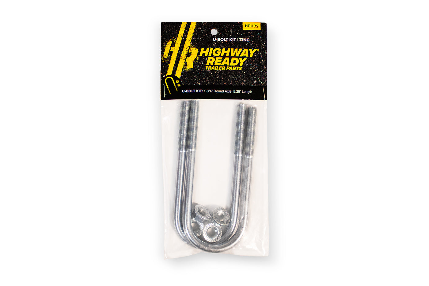 HRUB2 | Highway Ready U-Bolt Kit, (2) UB175L, (4) 3/8-24SFN
