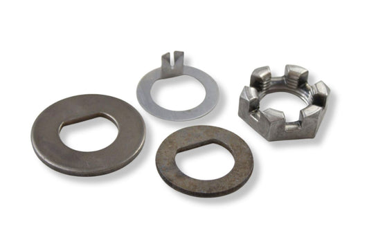HRK2 | Highway Ready Wheel Keeper Kit Uses (1) D-Washer 5/8"ID Or (1) D-Washer 1" ID, Includes (1) D Tang Washer, (1)Cotter Pin, 2.2K,3.5K,4.4K,5.2K,6K,7K,7.2K,8K, Axle, 1"D Style Tang Washer