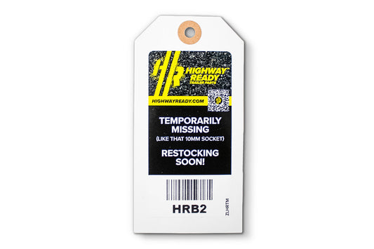 HRB2-OST | Highway Ready, HRB2, Out of Stock Tag