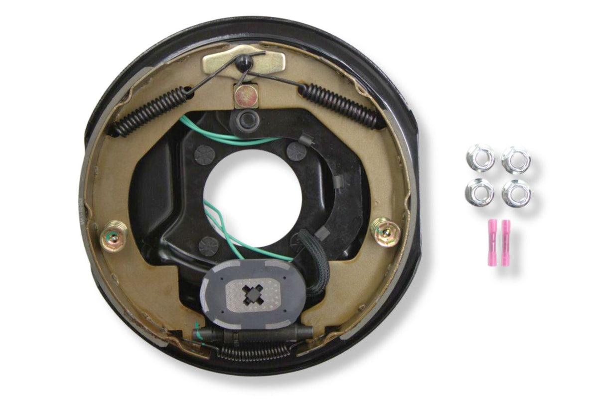 HR23-27-B | Highway Ready Boxed Electric Brake, Passenger Side, RH, 3.5K Manual Adjust, Import With Mounting Hardware