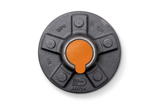 HRBT9-545LF-PPT | Highway Ready Prepacked Boxed Hub, 2K, 545, Includes Pregreased, Timken, Bearings, Races, Seal, EZ Lube Dust Cap, Tang Washer, Cotter Pin  Lug Nuts, Large Flange