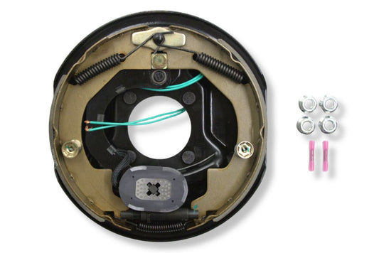 HR23-26-B | Highway Ready Boxed Electric Brake, Driver Side, LH, 3.5K Manual Adjust, Import With Mounting Hardware