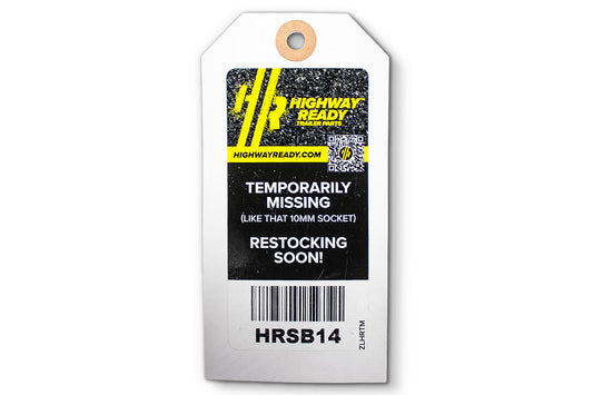 HRSB14-OST | Highway Ready, HRSB14, Out of Stock Tag