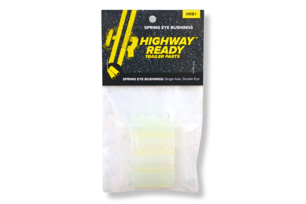 HRB1 | Highway Ready Spring Eye Bushing Kit, Includes (4) 722106, Single Axle, Double Eye