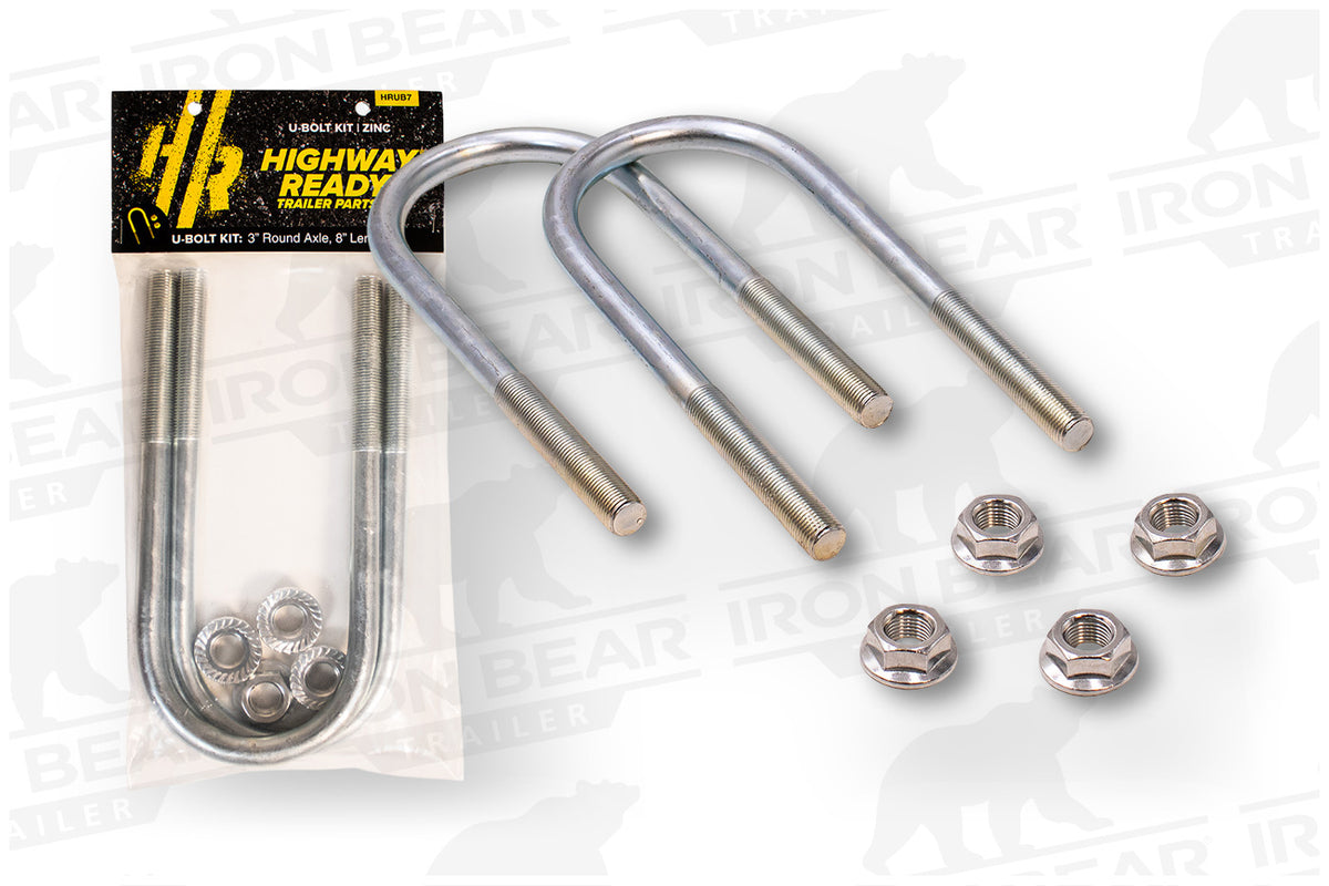 HRUB7 | Highway Ready U-Bolt Kit, (2) UB300XL, (4) 9/16-18SFN