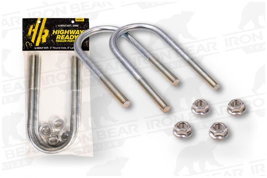 HRUB7 | Highway Ready U-Bolt Kit, (2) UB300XL, (4) 9/16-18SFN