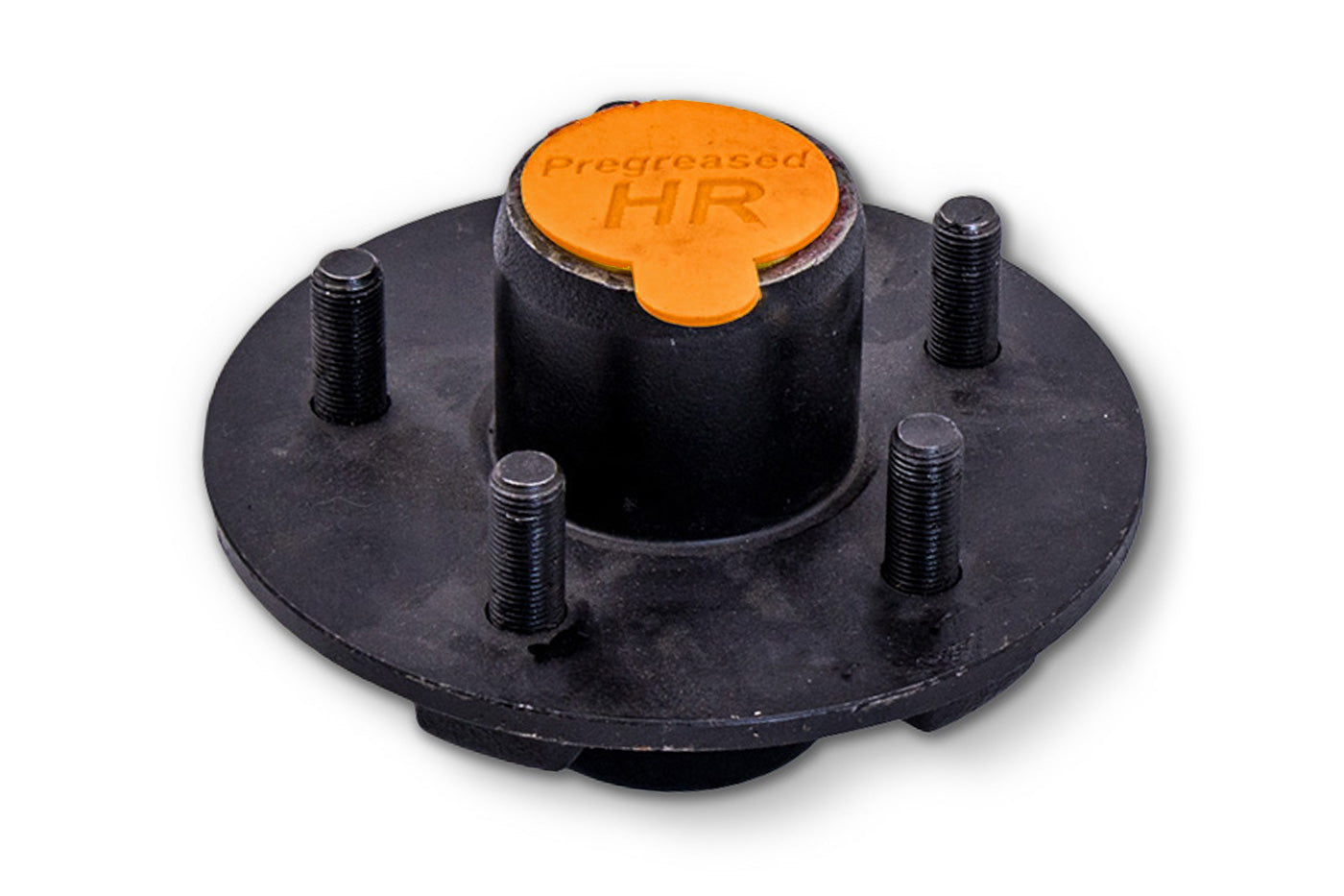 HRBT9-545LF-PPT | Highway Ready Prepacked Boxed Hub, 2K, 545, Includes Pregreased, Timken, Bearings, Races, Seal, EZ Lube Dust Cap, Tang Washer, Cotter Pin  Lug Nuts, Large Flange