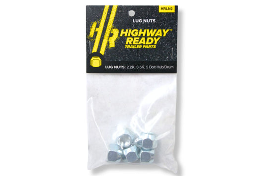 HRLN2 | Highway Ready Lug Nut Kit, Includes (5) 1/2"-20, X1023R, 2.2K and 3.5K Axle