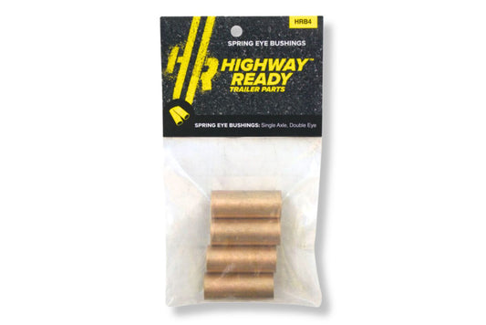 HRB4 | Highway Ready Spring Eye Bronze Bushing Kit, Includes (4) 014-077-00, Single Axle, Double Eye