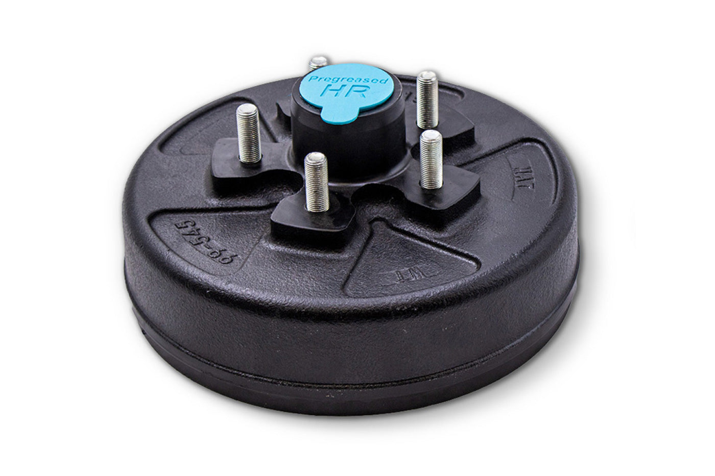HR84546-PPM | Highway Ready Prepacked, Boxed Drum, Marine Grease, 3.5K, 545, Import, Includes Pregreased Bearings, Races, Seal, EZ Lube Dust Cap, Tang Washer, Cotter Pin  Lug Nuts