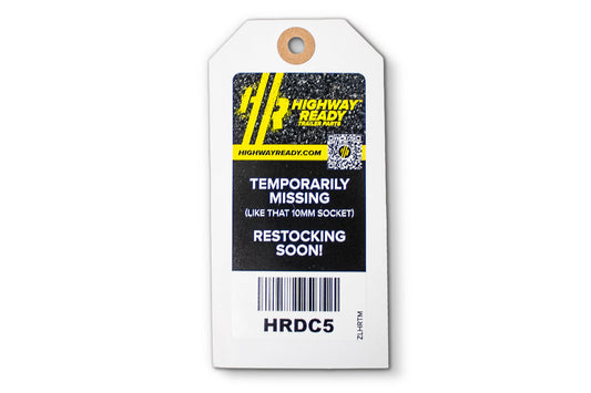 HRDC5-OST | Highway Ready, HRDC5, Out of Stock Tag