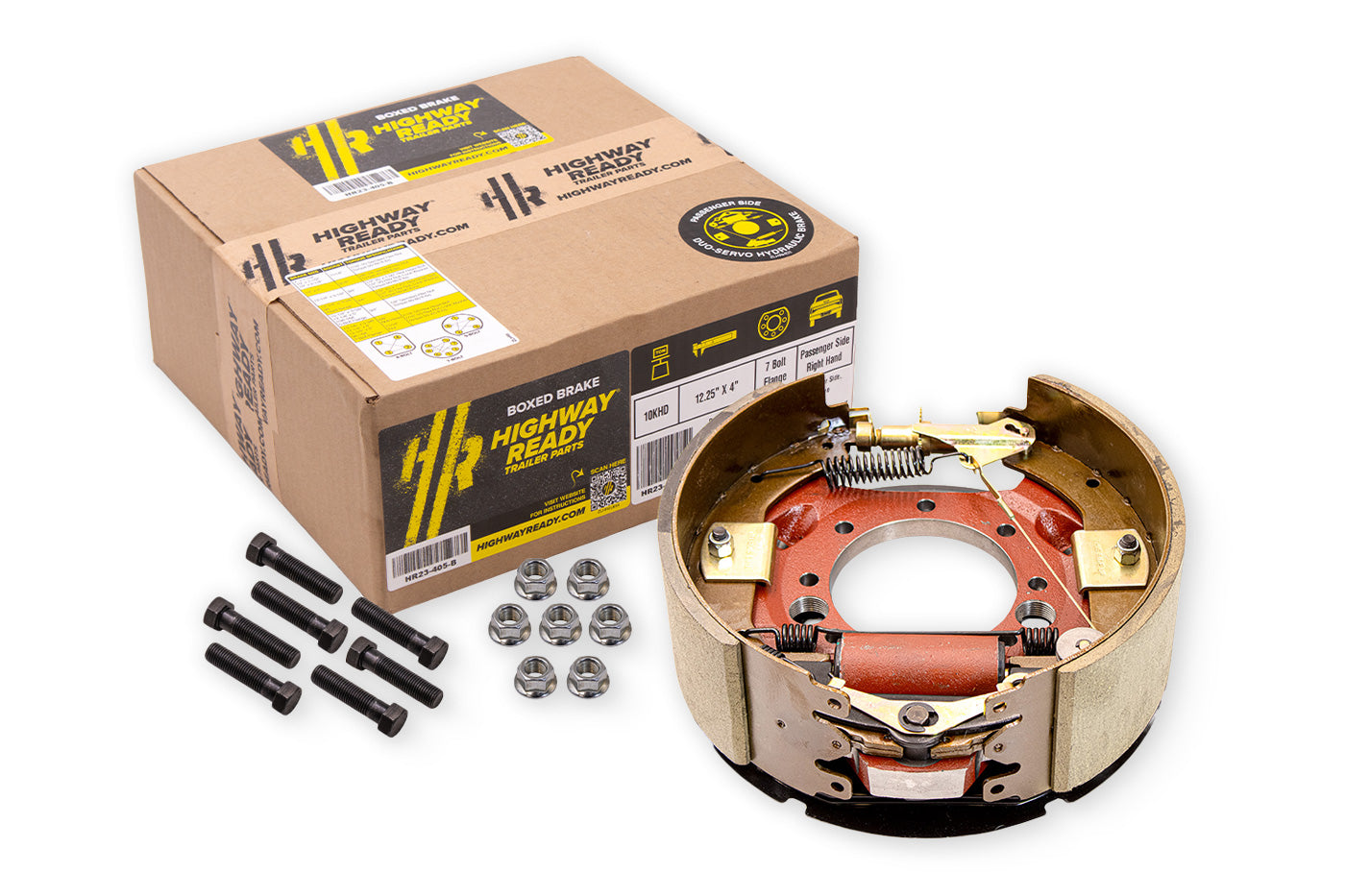 HR23-405-B | Highway Ready Boxed Hydraulic Brake, RH Passenger Side, 10KHD, Import with Hardware